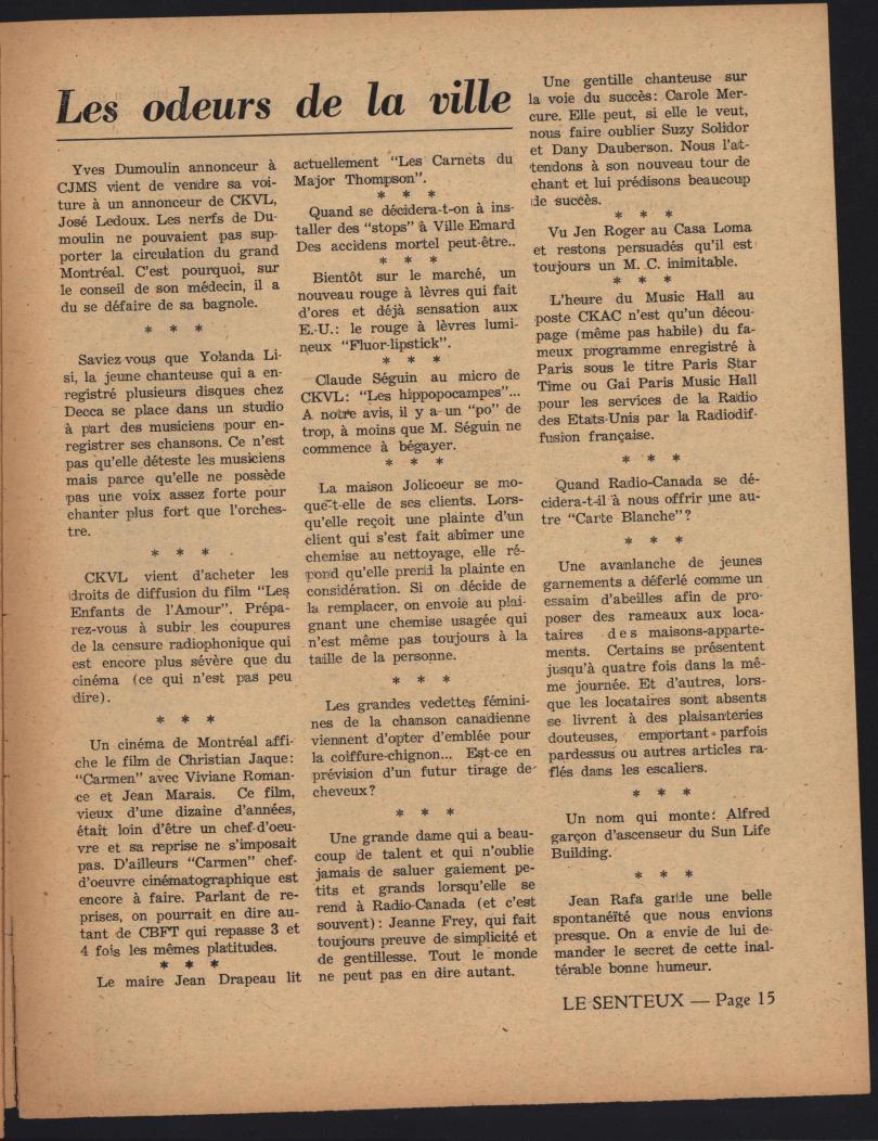 Le Senteux no date pp 15