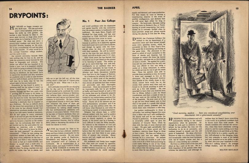 The Barker vol 1 no 1 pp 14-15