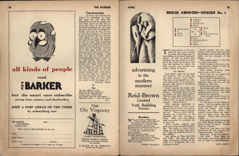 The Barker vol 1 no 1 pp 28-29